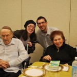 Newly Married Danny and Dalia Garfinkel with their Grandparents, Gertrude and Herman Leifer